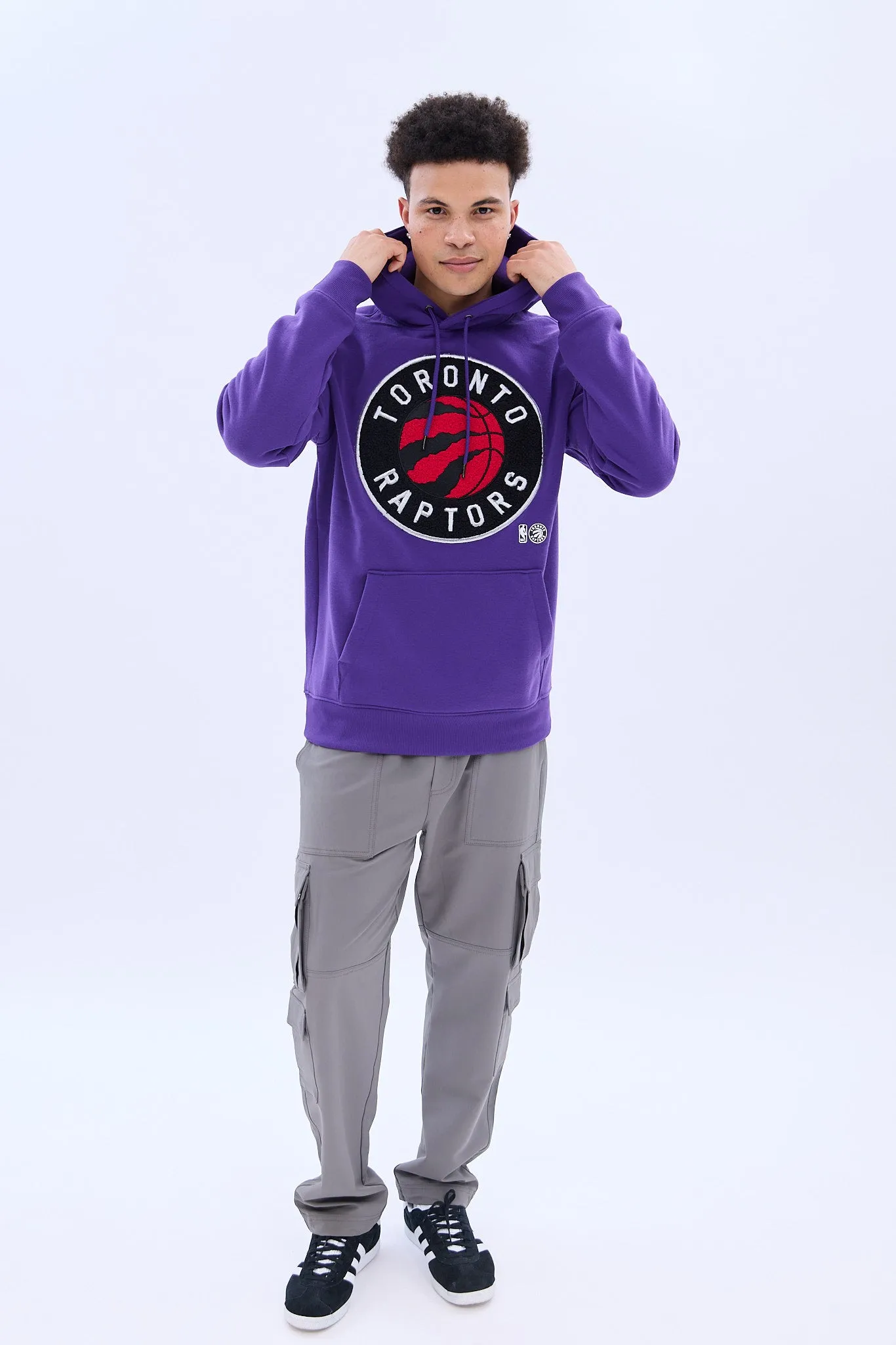 Toronto Raptors Graphic Chenille Applique Pullover Hoodie sold by Bluenotes product image thumbnail 5
