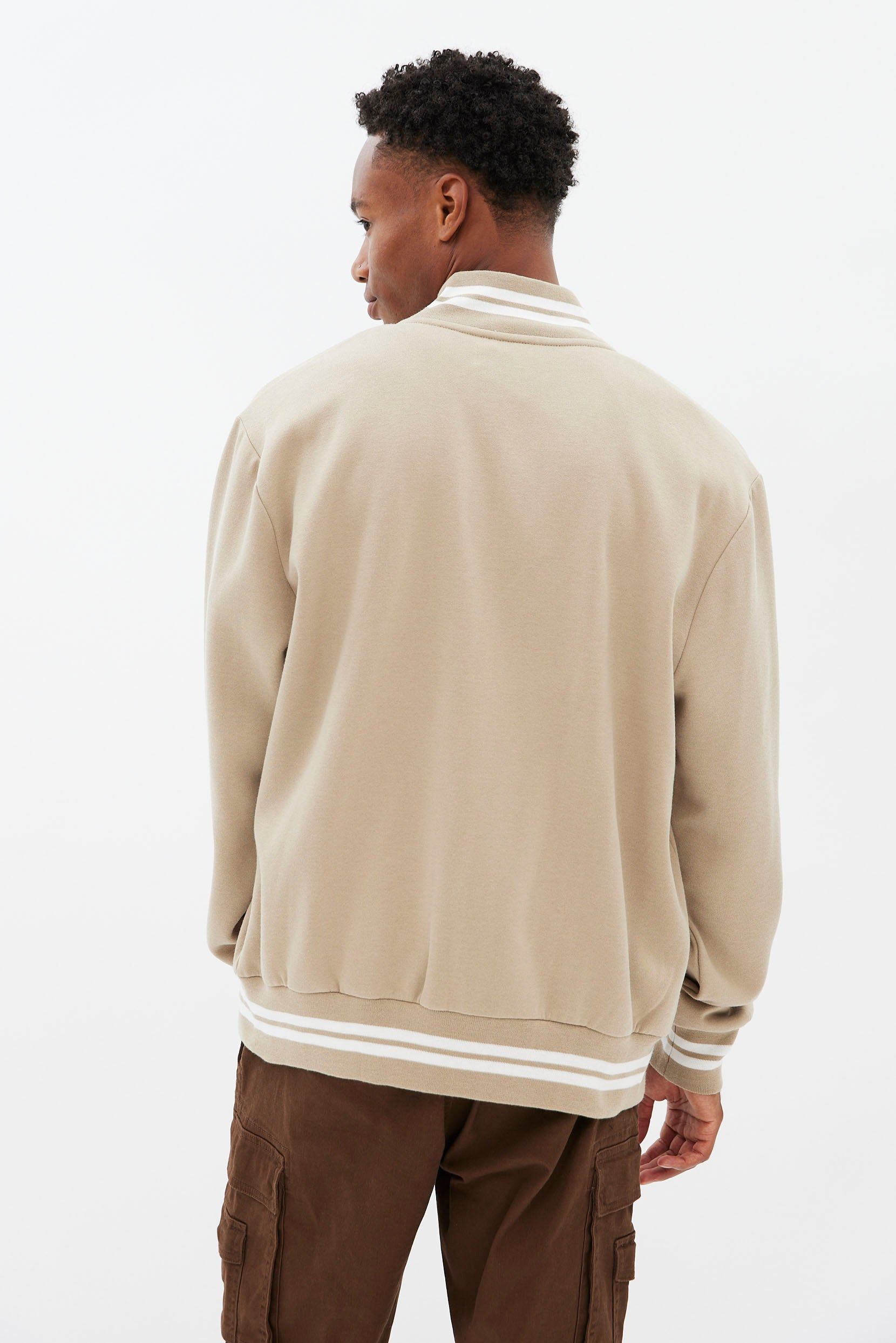 Varsity Fleece Bomber Jacket sold by Bluenotes product image thumbnail 8