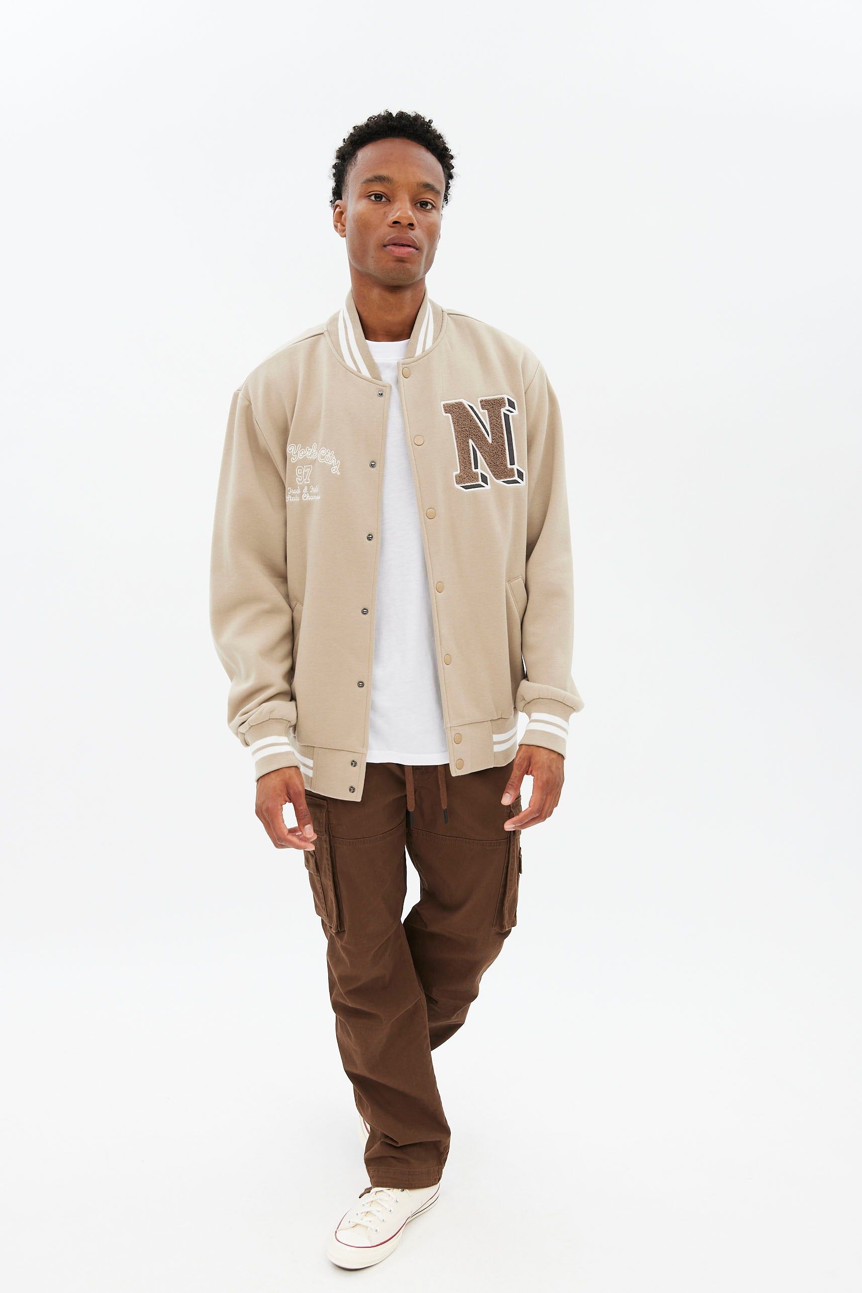 Varsity Fleece Bomber Jacket sold by Bluenotes product image thumbnail 9