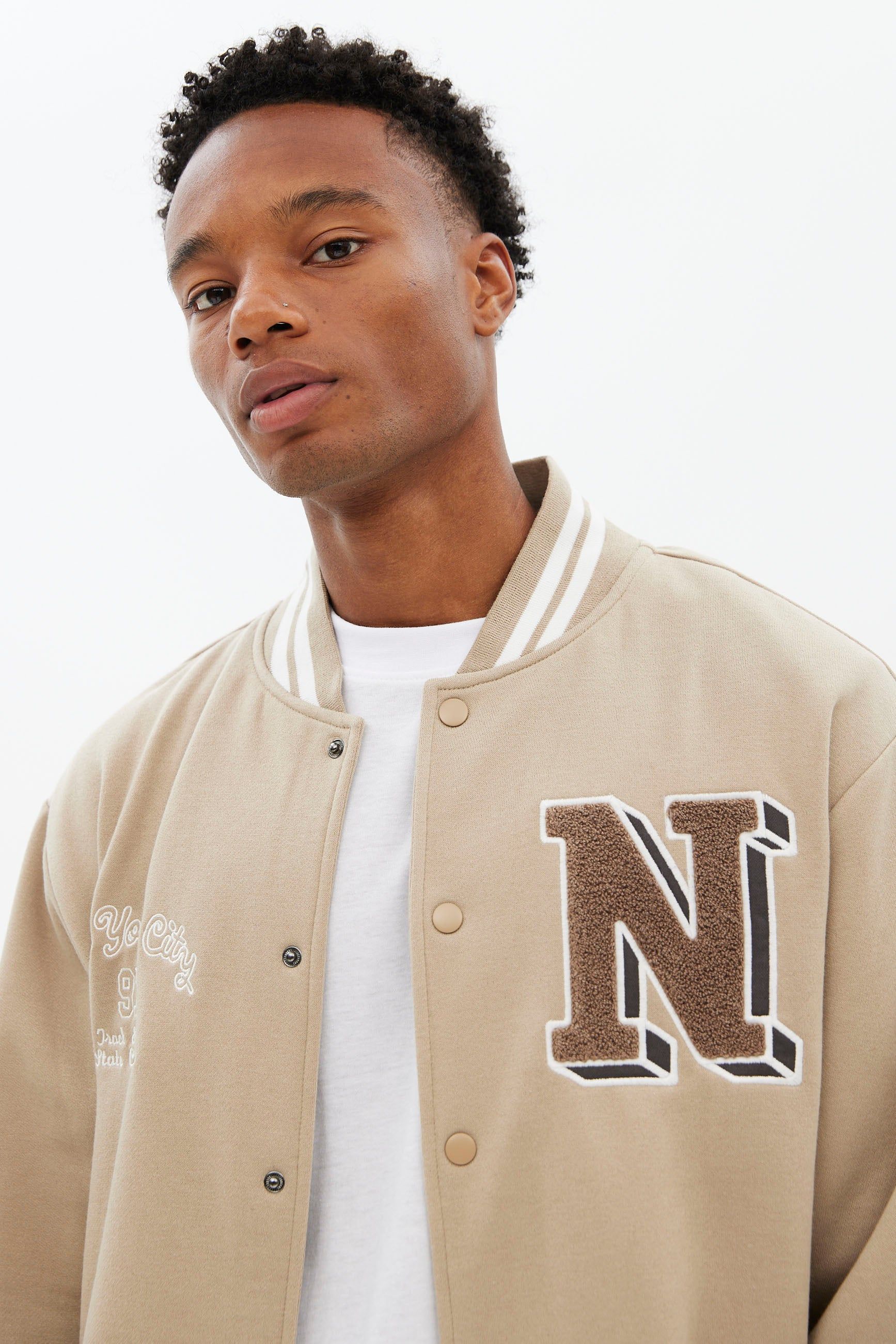 Varsity Fleece Bomber Jacket sold by Bluenotes product image thumbnail 7