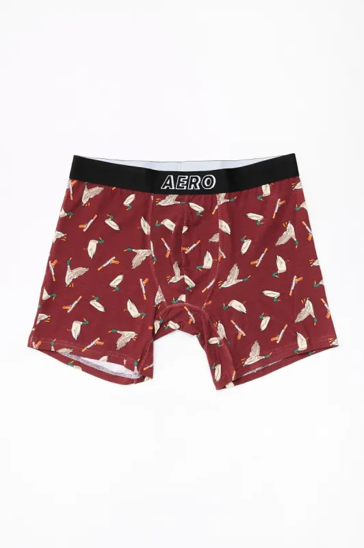 AERO Hunting Ducks Printed Boxer Briefs sold by Bluenotes