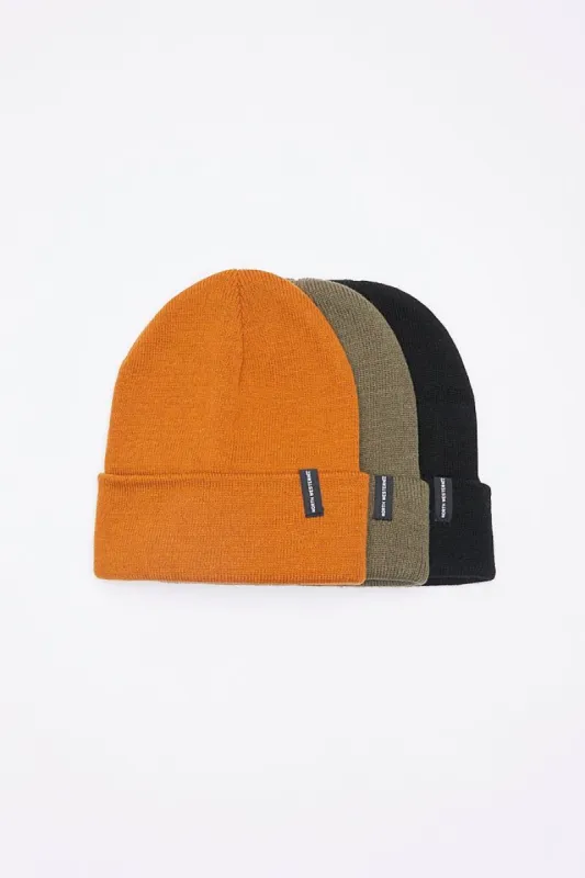 Rolled Cuffed Beanie 3-Pack sold by Bluenotes