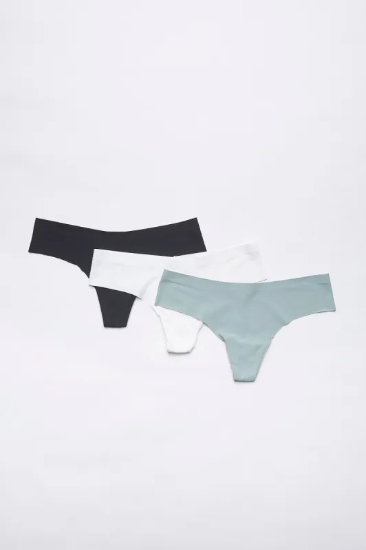 AERO No-Show Thong Undies 3-Pack sold by Bluenotes