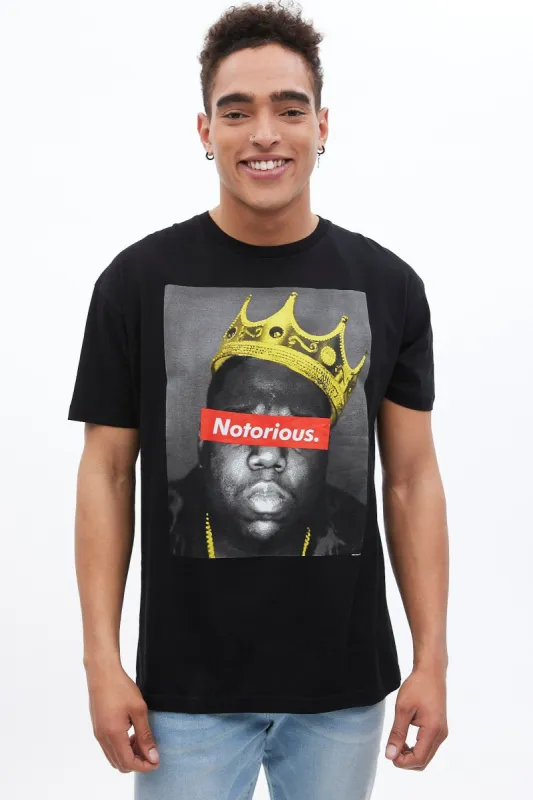 Notorious B.I.G. Crown Graphic Tee sold by Bluenotes