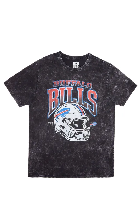 Buffalo Bills Graphic Acid Wash Tee sold by Bluenotes