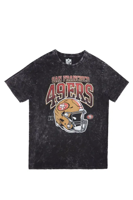 San Francisco 49ers Graphic Acid Wash Tee sold by Bluenotes