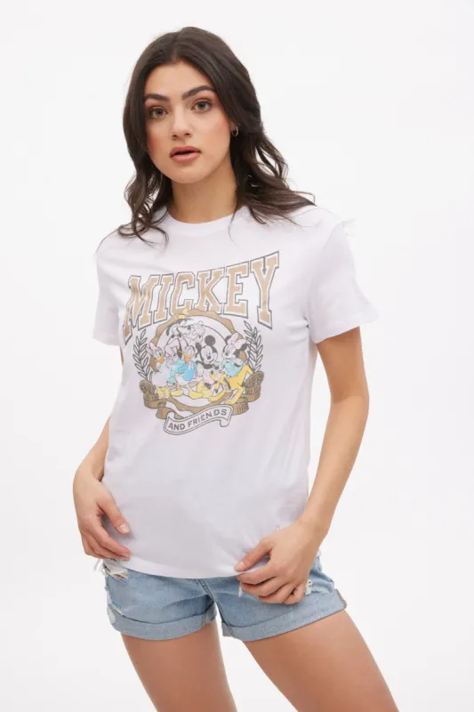 Mickey And Friends Graphic Boyfriend Tee sold by Bluenotes