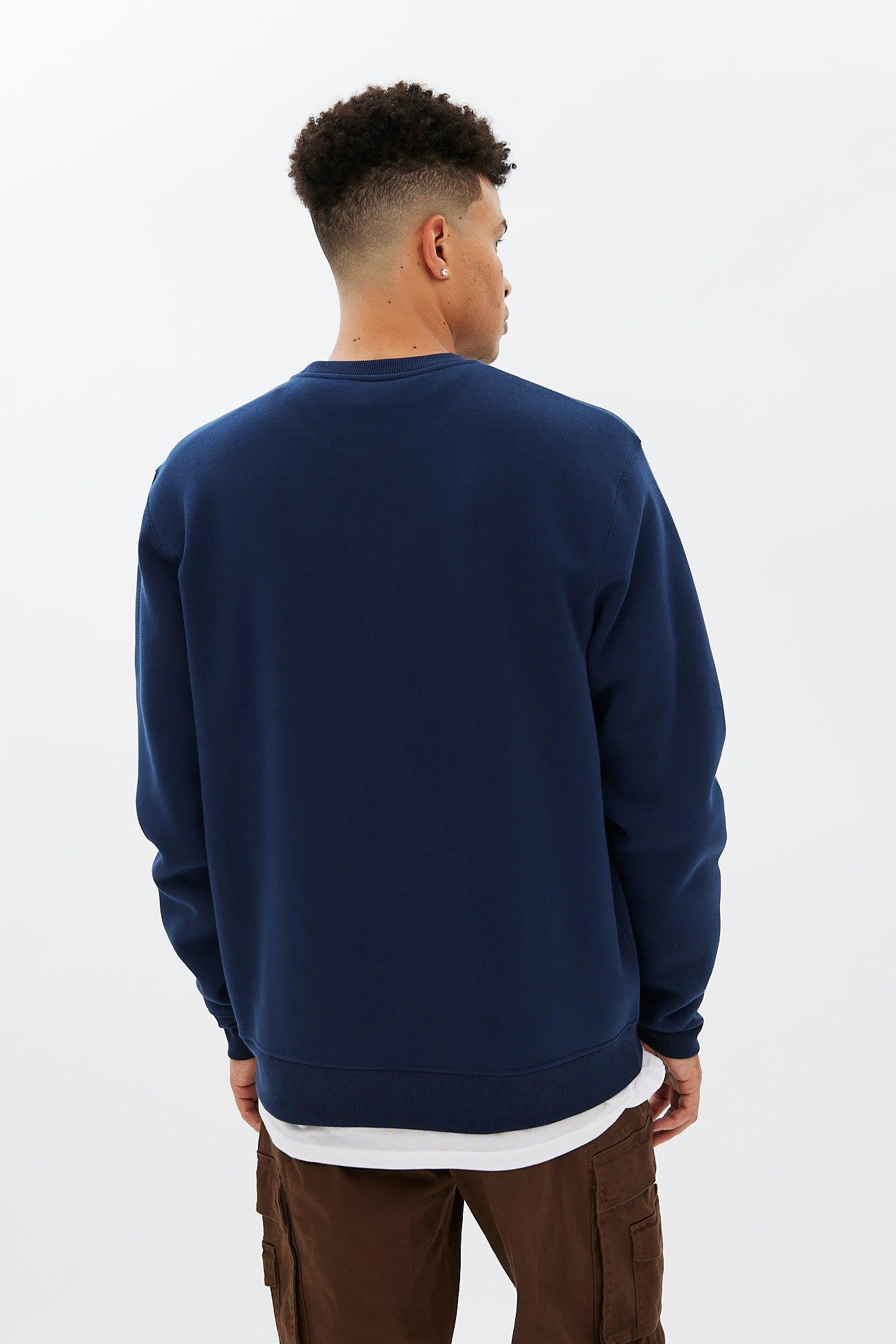 Michigan Embroidered Crew Neck Pullover Sweatshirt sold by Bluenotes product image thumbnail 3