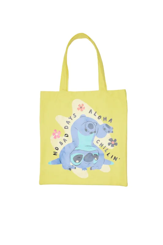 Stitch No Bad Days Printed Tote Bag sold by Bluenotes