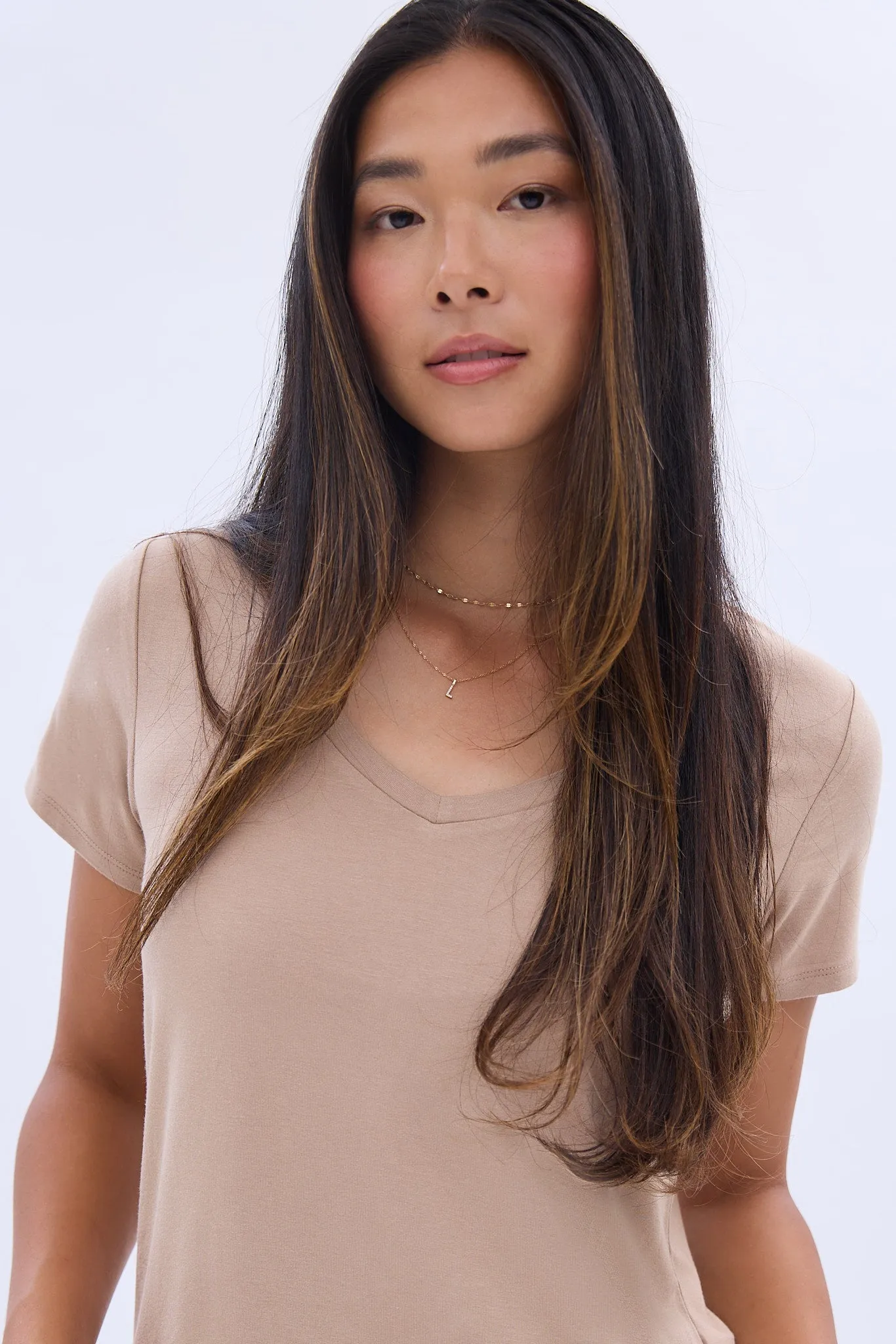 Short Sleeve V-Neck Tee sold by Bluenotes product image thumbnail 3