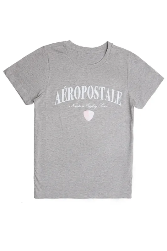 Aéropostale Crest Graphic Classic Tee sold by Bluenotes