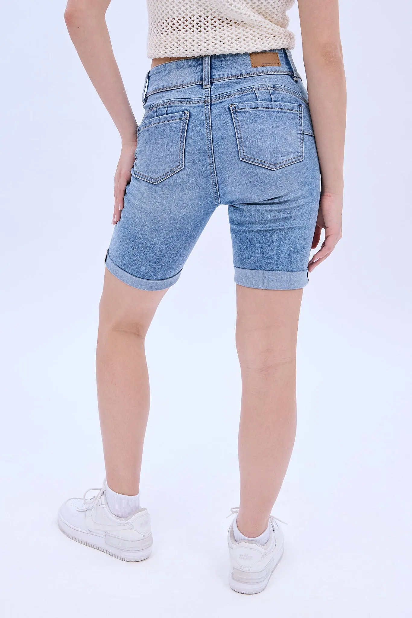 High Rise Bermuda Denim Short sold by Bluenotes product image thumbnail 2