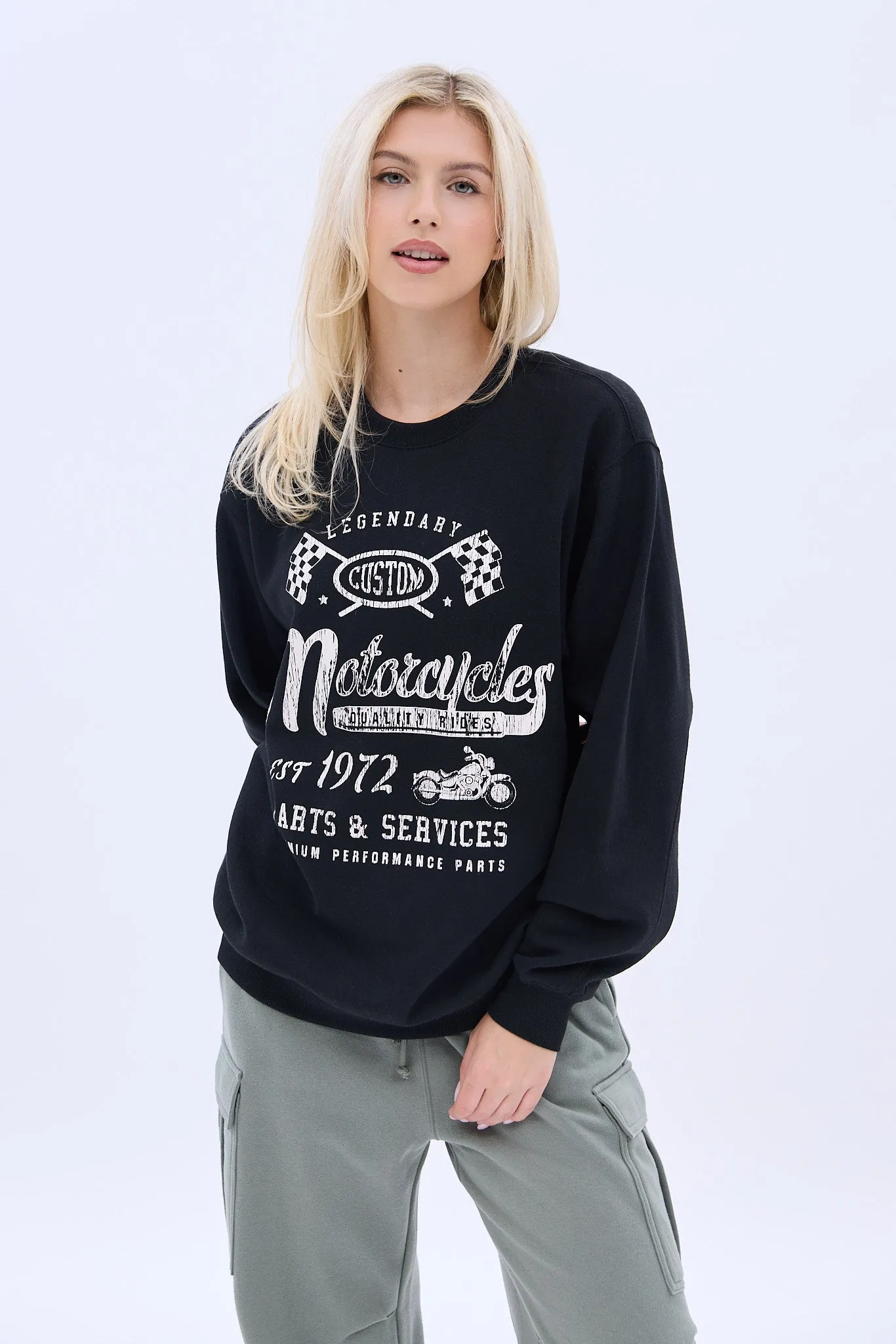 UNPLUG By Bluenotes Oversized Crew Neck Sweatshirt sold by Bluenotes product image thumbnail 4