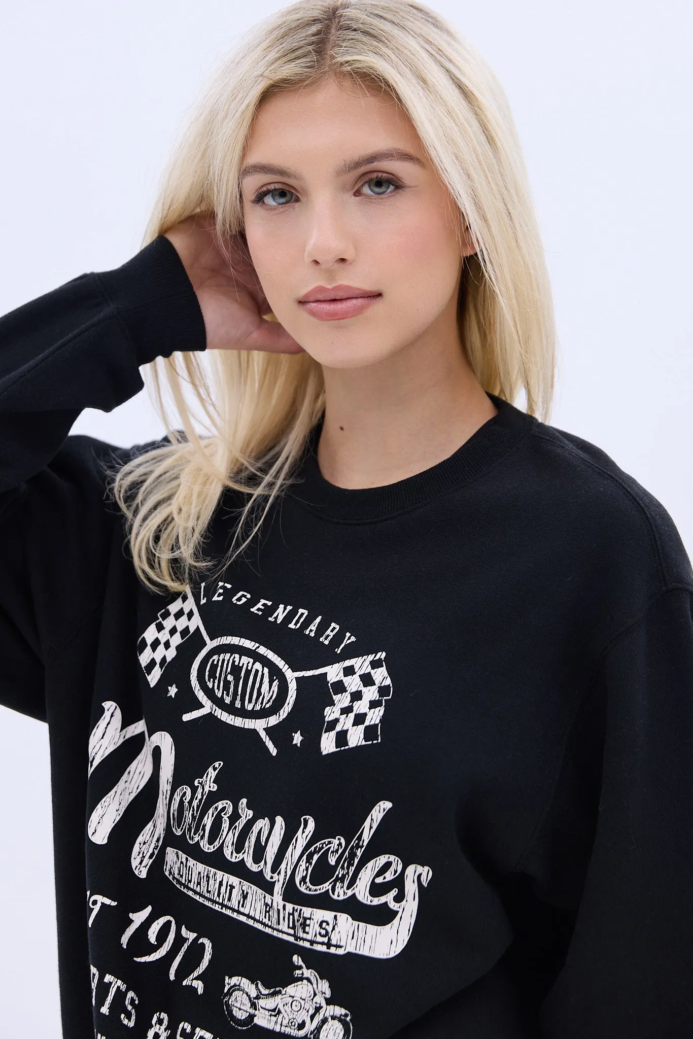 UNPLUG By Bluenotes Oversized Crew Neck Sweatshirt sold by Bluenotes product image thumbnail 3