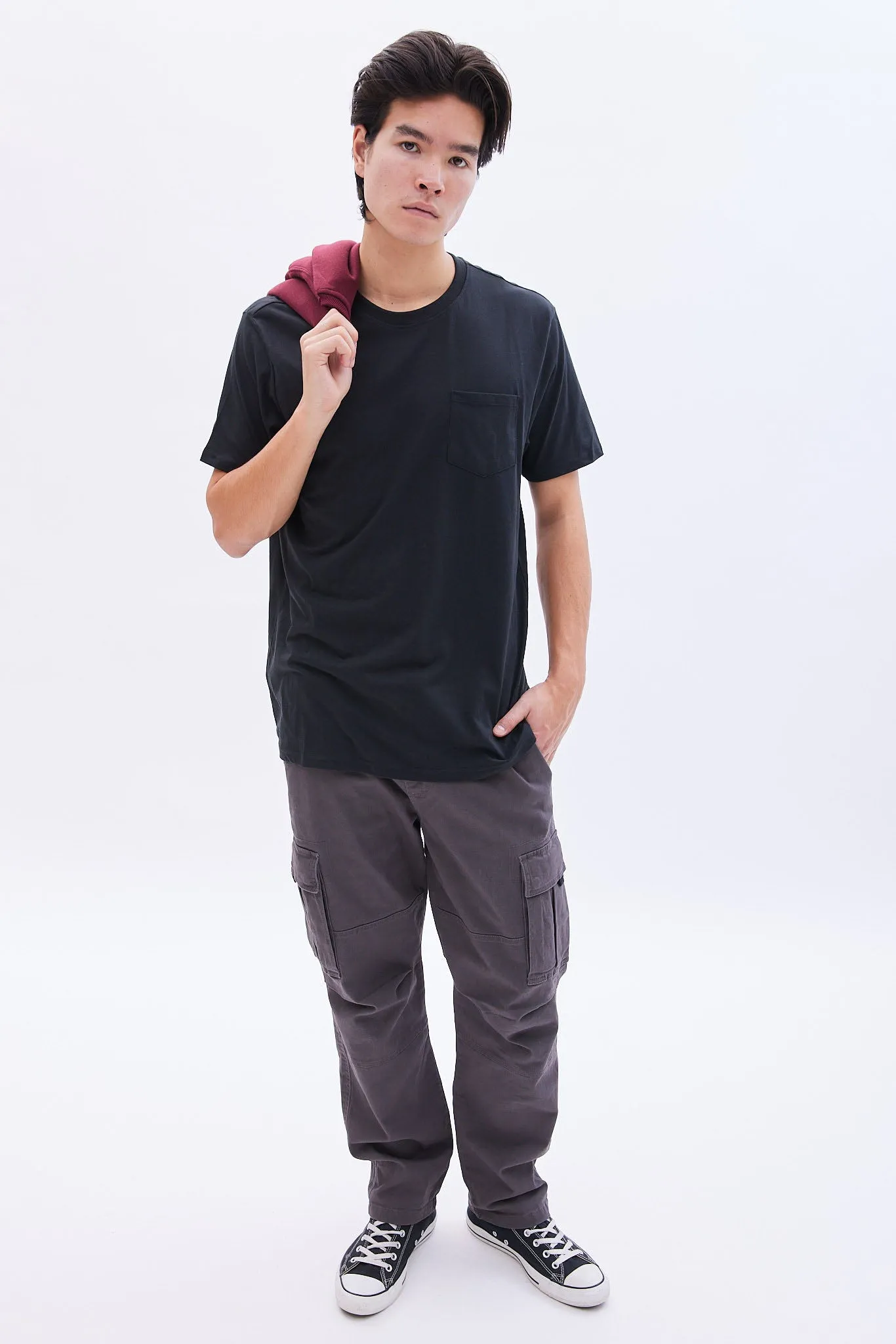 Basic Crew Neck Pocket Tee sold by Bluenotes product image thumbnail 5