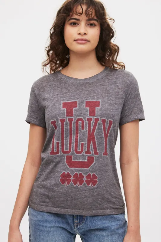 Lucky U Venice Burnout Tee sold by Bluenotes