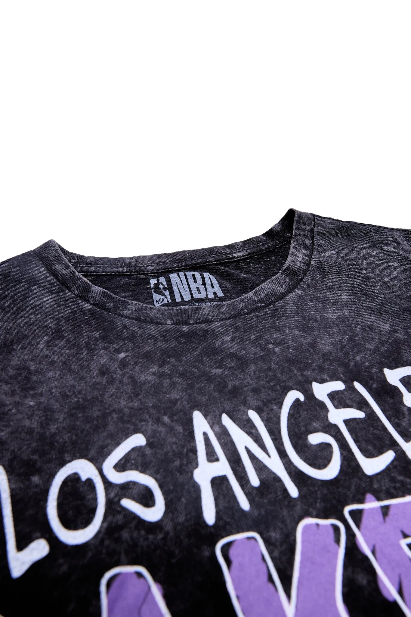 Los Angeles Lakers Hand-Drawn Print Graphic Tee sold by Bluenotes product image thumbnail 2