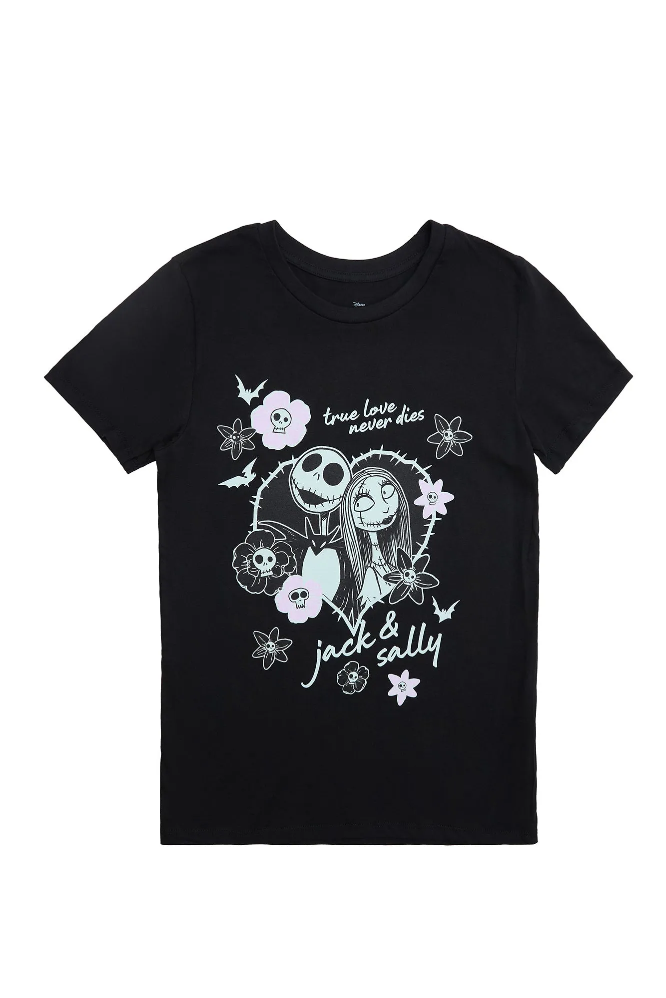 The Nightmare Before Christmas Jack And Sally Graphic Classic Tee sold by Bluenotes