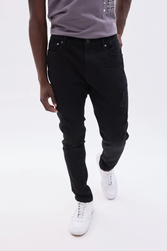 AERO Athletic Skinny Rip And Repair Jean made by Aeropostale