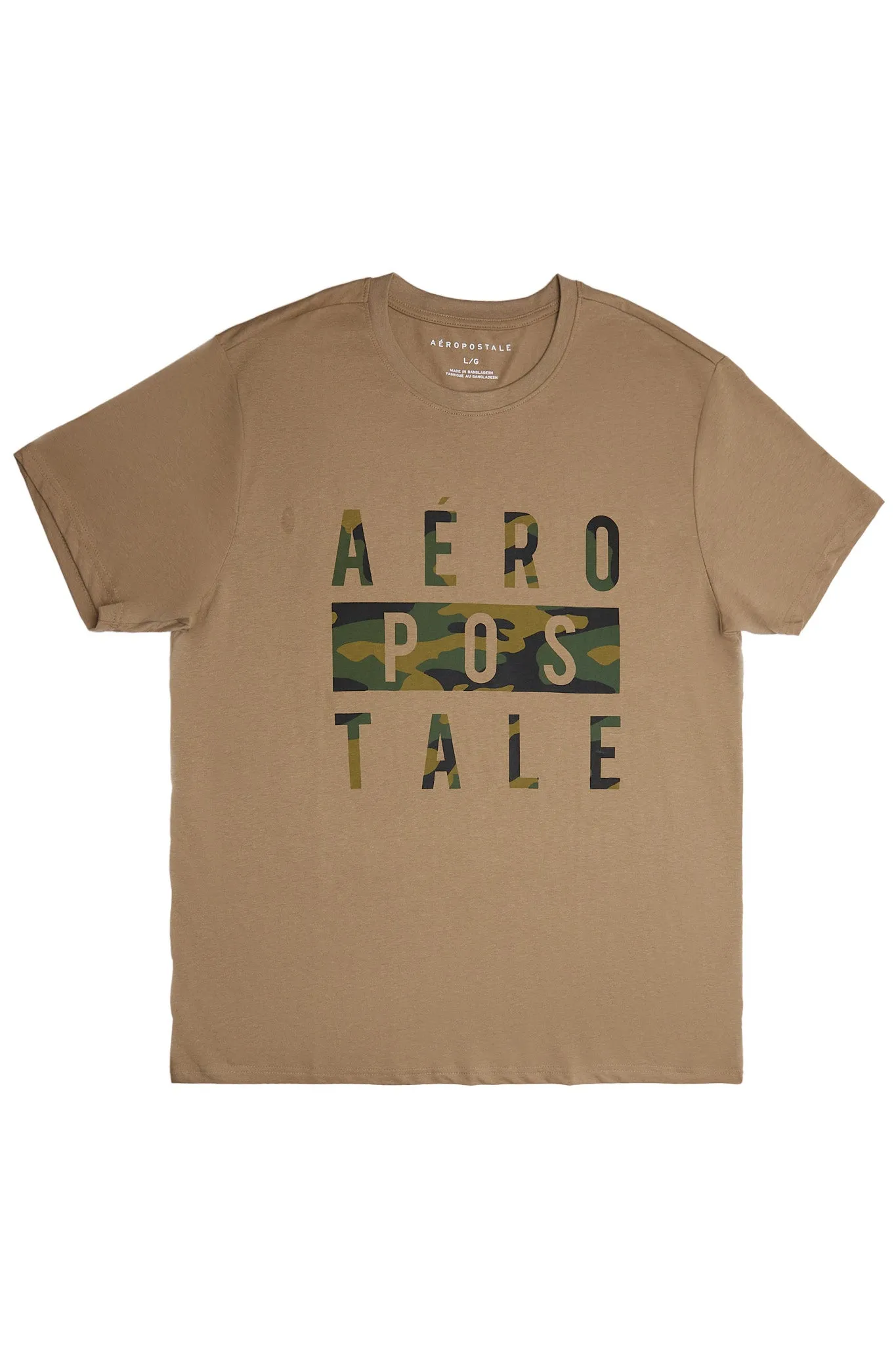 Aéropostale Camouflage Box Graphic Tee sold by Bluenotes