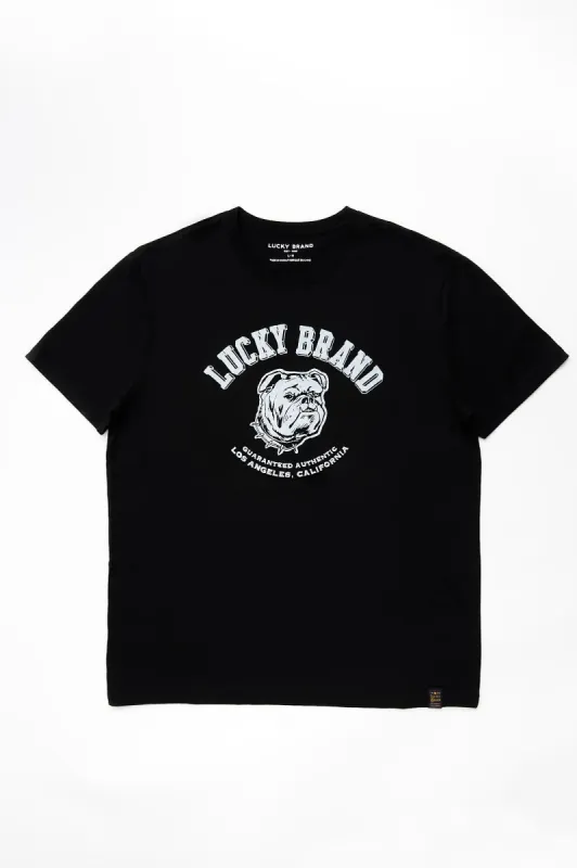 Lucky Brand Bulldog Tri-Blend Tee made by Bluenotes