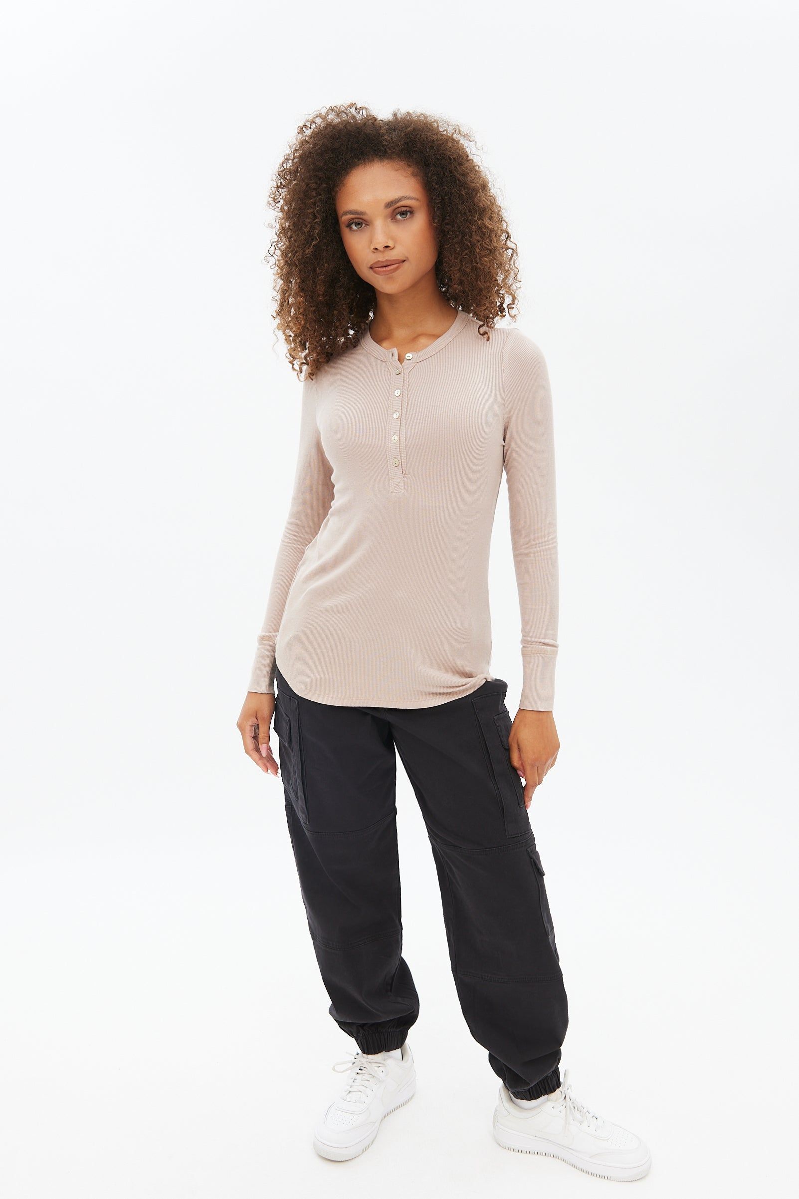 Long Sleeve Henley Top sold by Bluenotes product image thumbnail 14