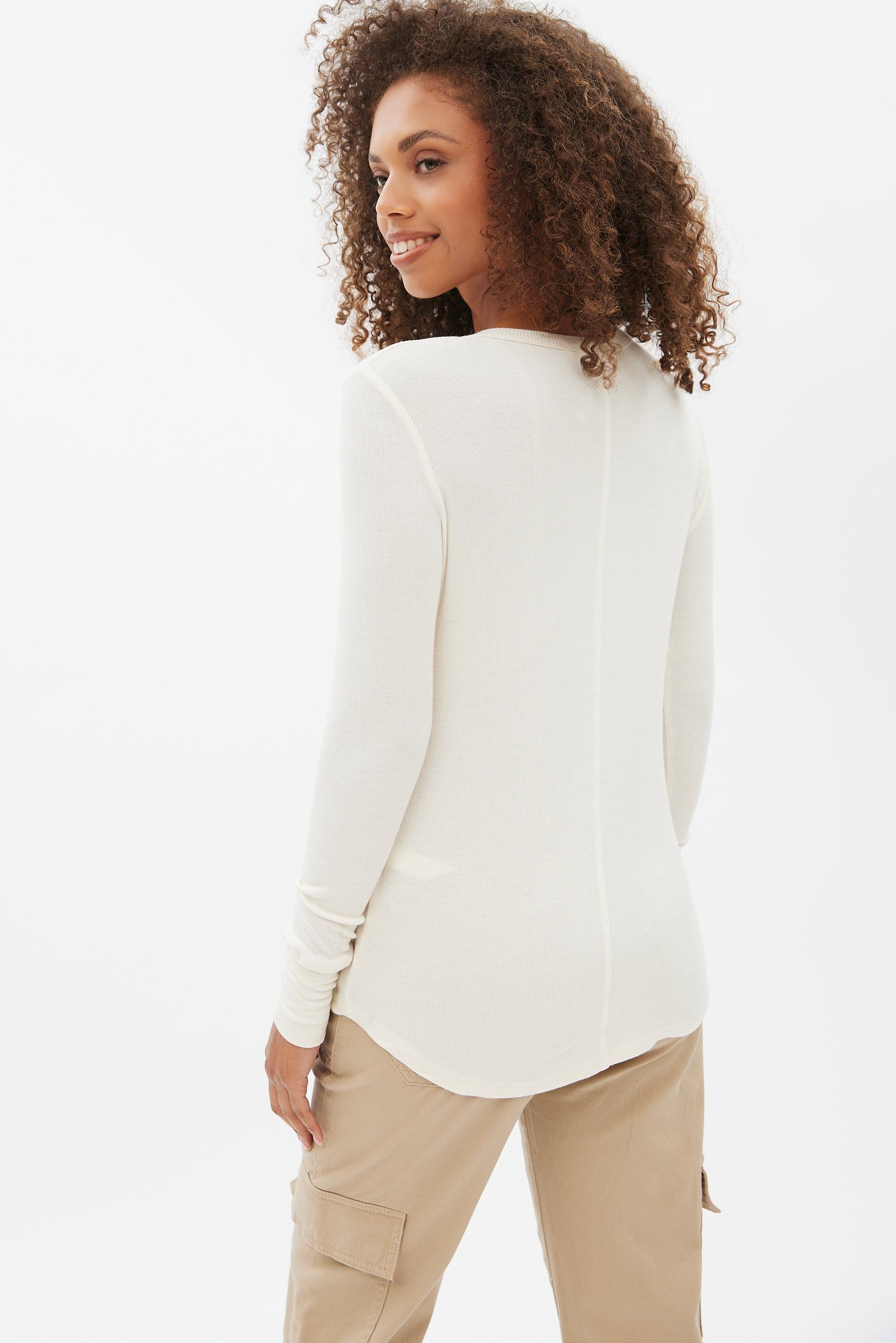 Long Sleeve Henley Top sold by Bluenotes product image thumbnail 13
