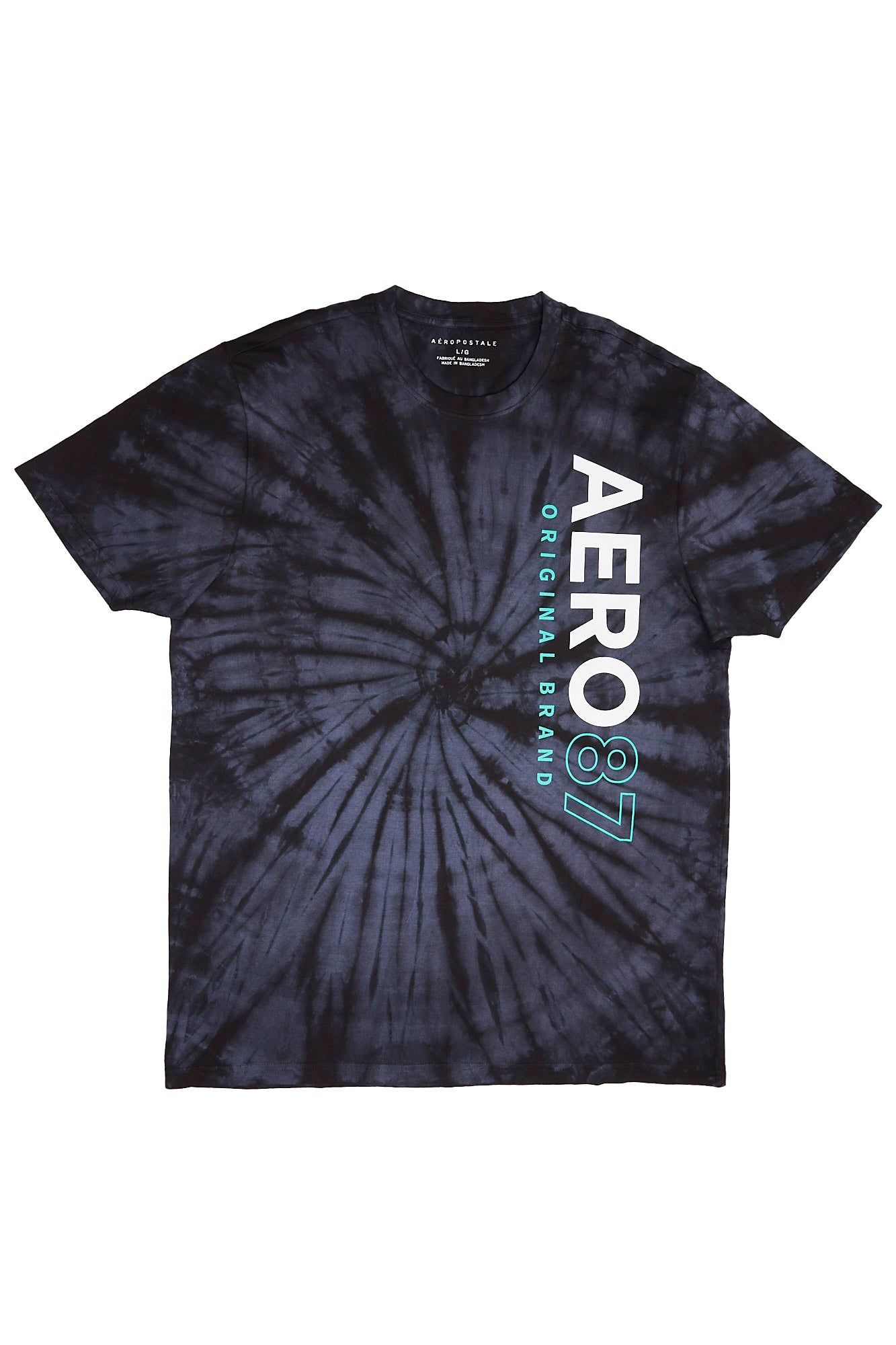 AERO 87 Vertical Graphic Tie Dye Tee sold by Bluenotes
