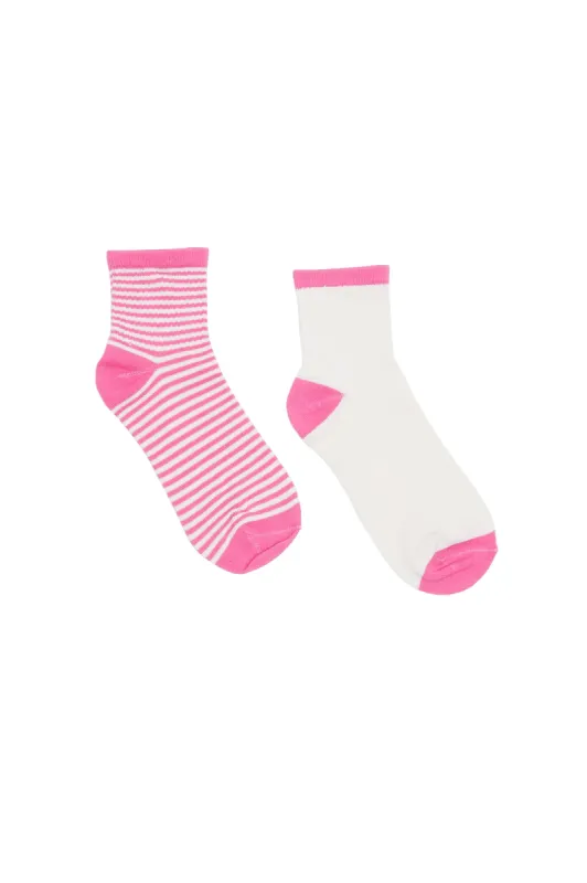 Printed Demi-Crew Socks 2-Pack sold by Bluenotes
