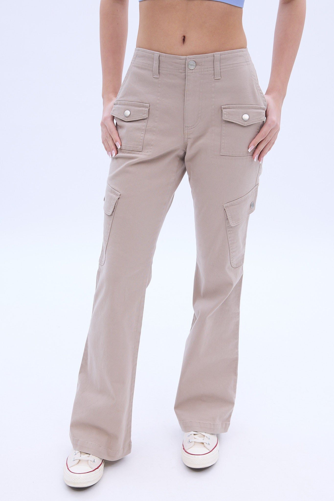 AERO Mid Rise Stretch Twill Cargo Flare Pant sold by Bluenotes product image thumbnail 5