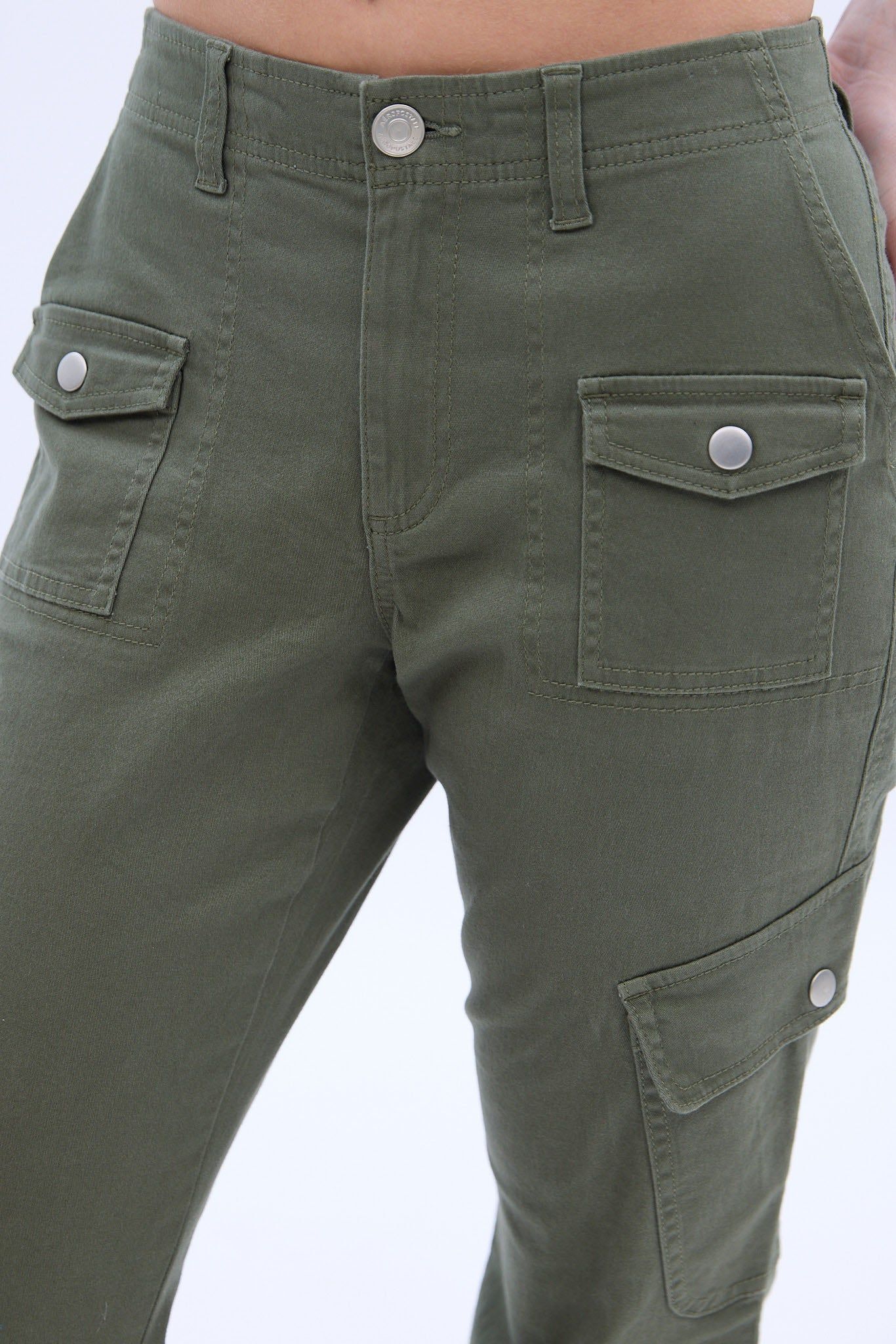 AERO Mid Rise Stretch Twill Cargo Flare Pant sold by Bluenotes product image thumbnail 4