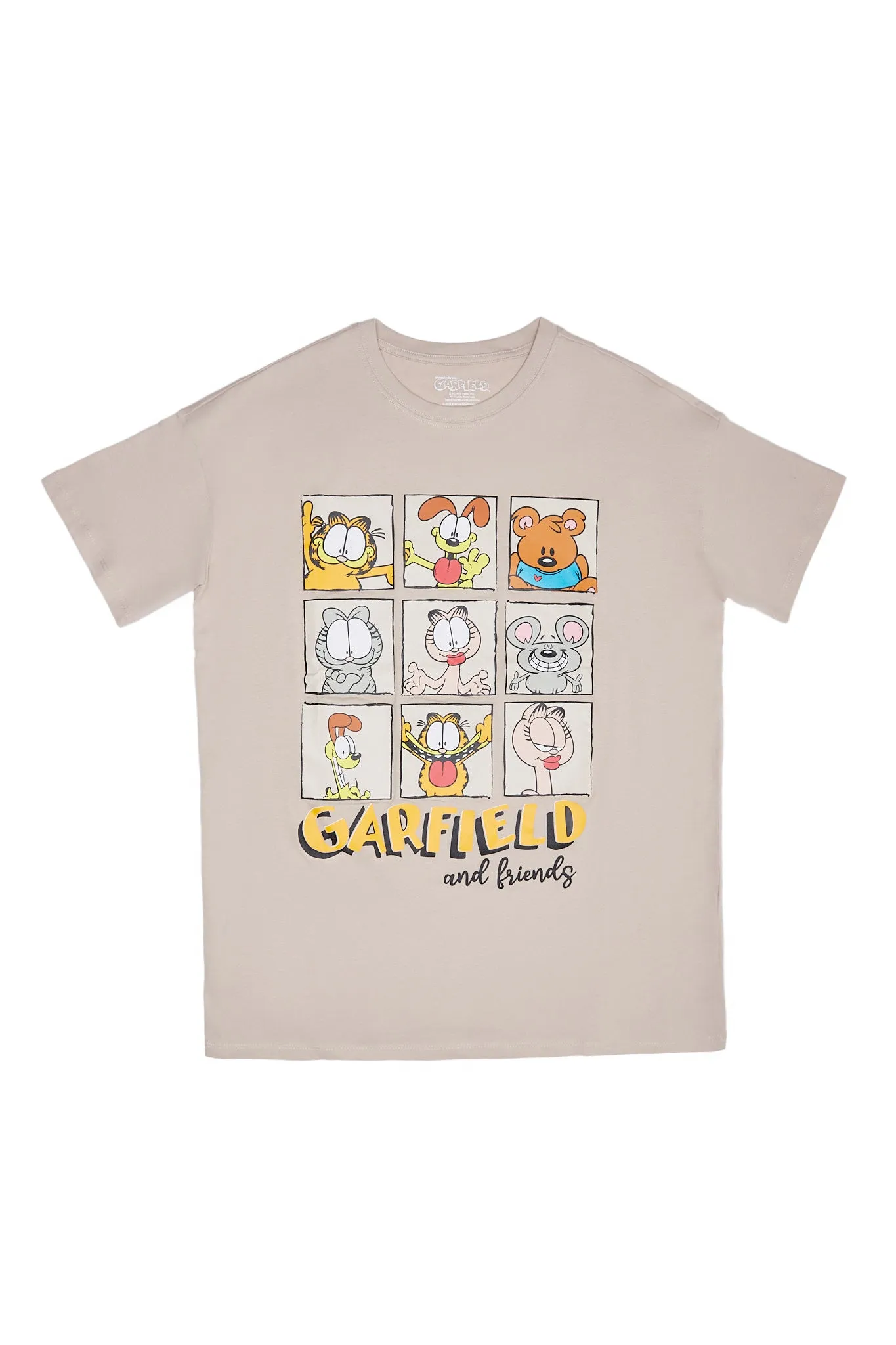 Garfield And Family Graphic Relaxed Tee sold by Bluenotes