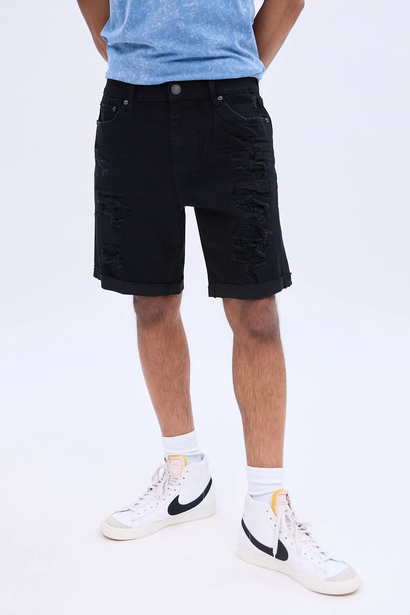 Rip & Repair Denim Short sold by Bluenotes