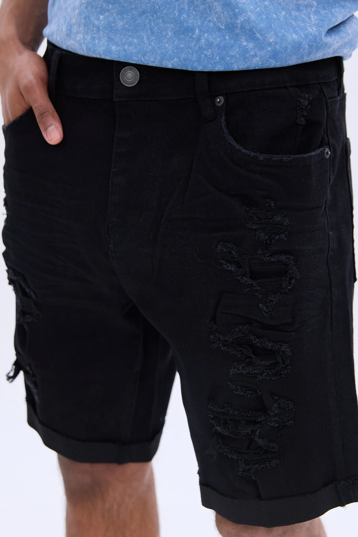 Rip & Repair Denim Short sold by Bluenotes product image thumbnail 2