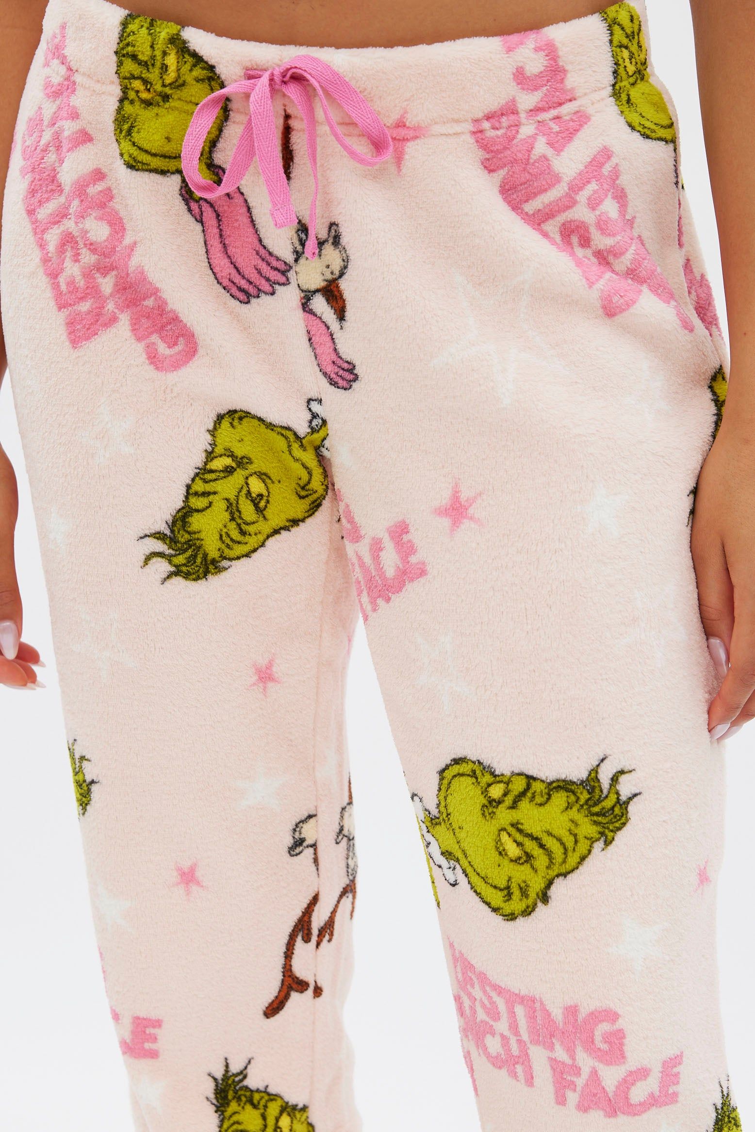 The Grinch Printed Plush Pajama Pant sold by Bluenotes product image thumbnail 3