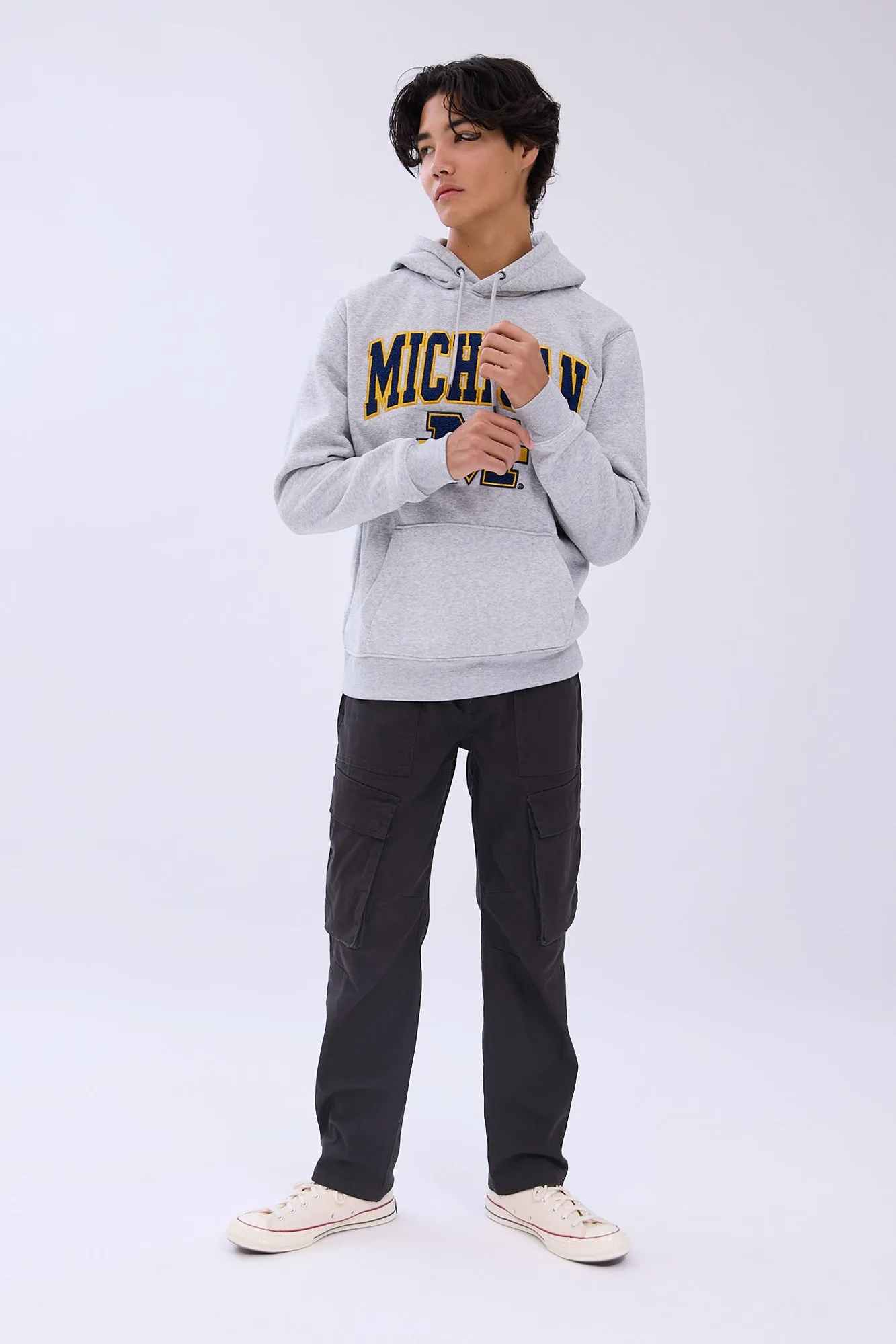 Michigan M Chenille Graphic Hoodie sold by Bluenotes product image thumbnail 4