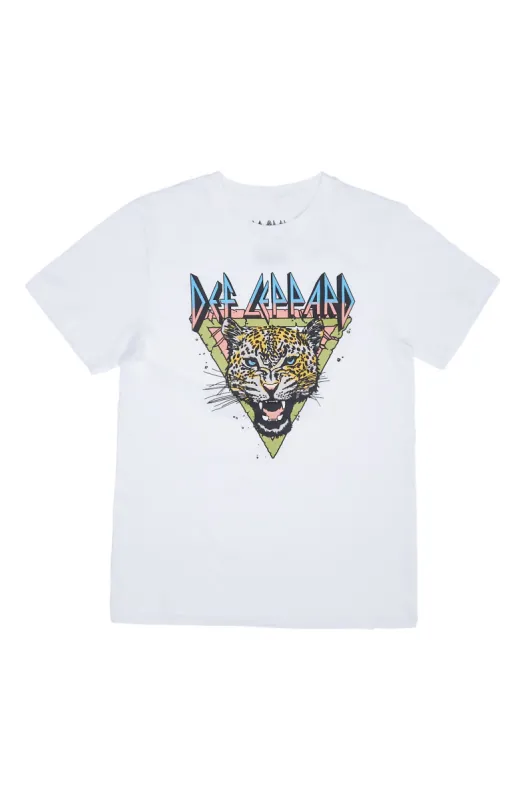 Def Leppard Graphic Boyfriend Tee sold by Bluenotes