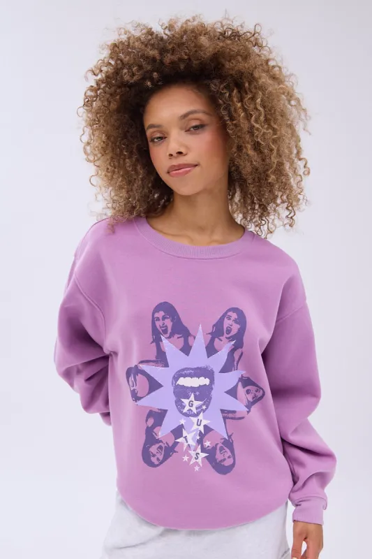 Olivia Rodrigo Graphic Crew Neck Relaxed Sweatshirt sold by Bluenotes