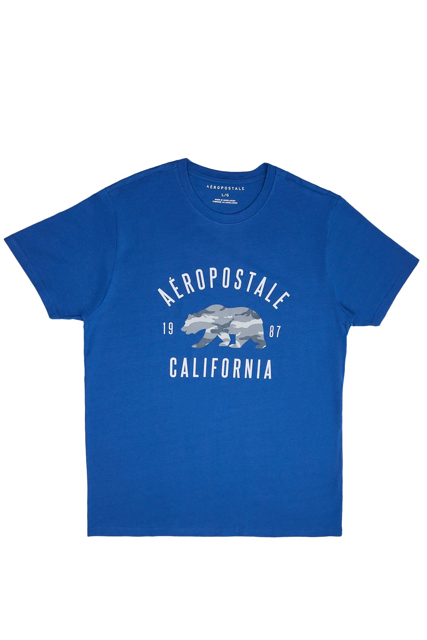 AERO Camouflage Bear California Graphic Tee sold by Bluenotes product image thumbnail 3
