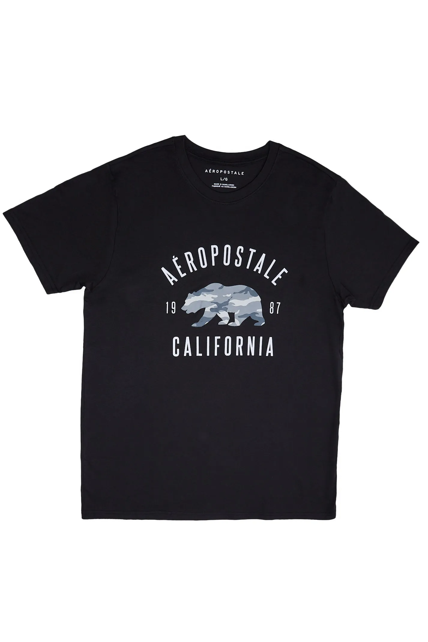 AERO Camouflage Bear California Graphic Tee sold by Bluenotes product image thumbnail 4