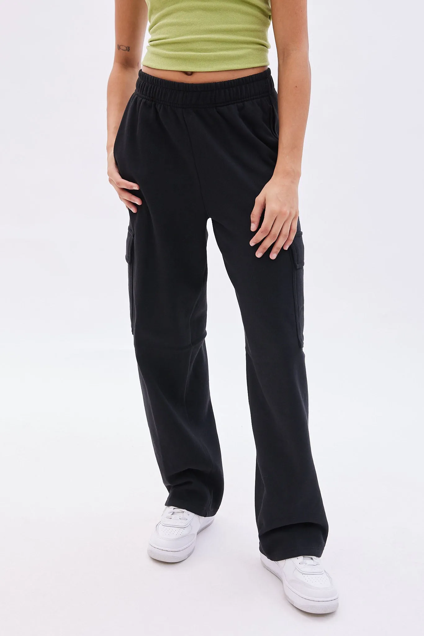 High Rise Wide Leg Cargo Jogger sold by Bluenotes product image thumbnail 5
