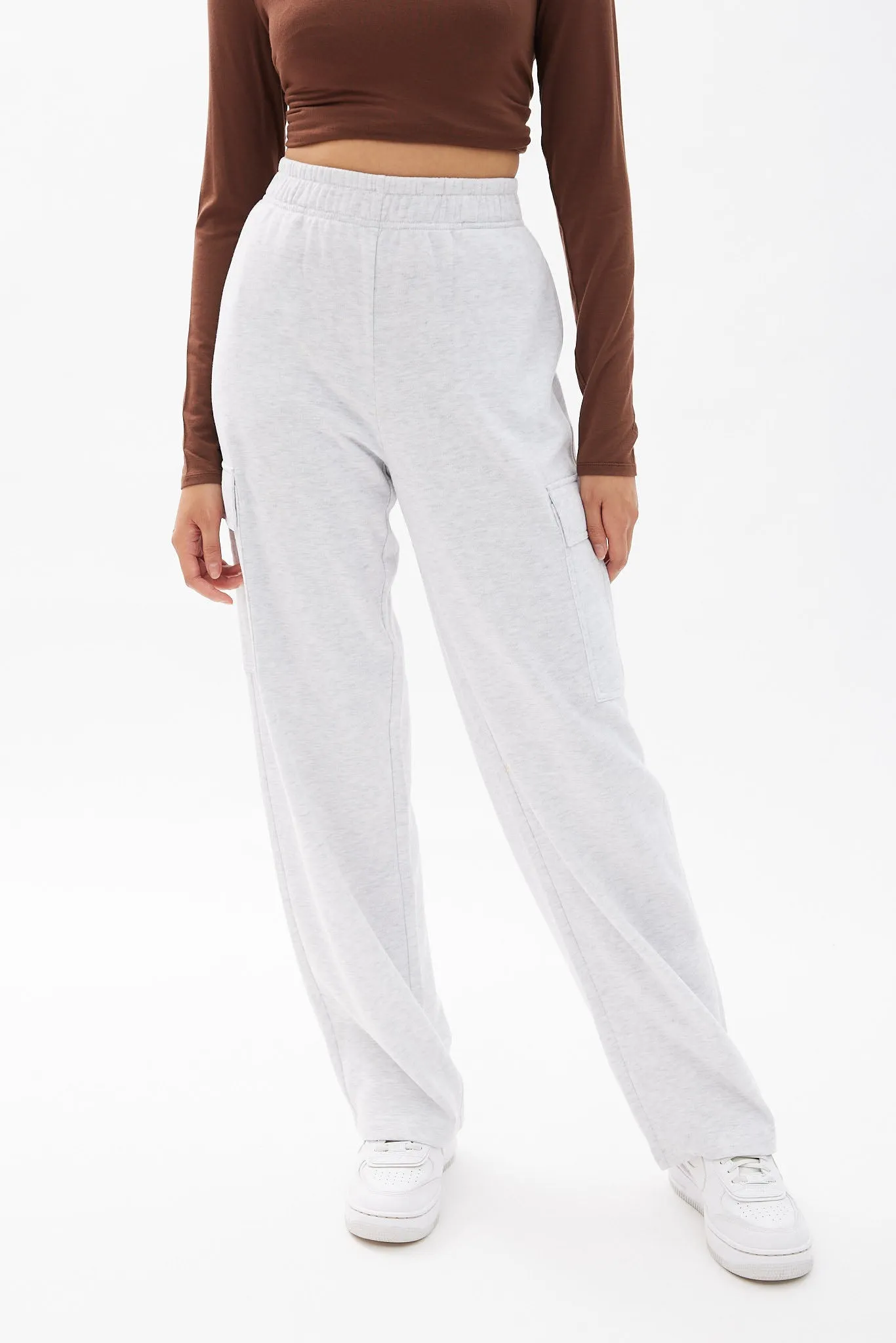 High Rise Wide Leg Cargo Jogger sold by Bluenotes