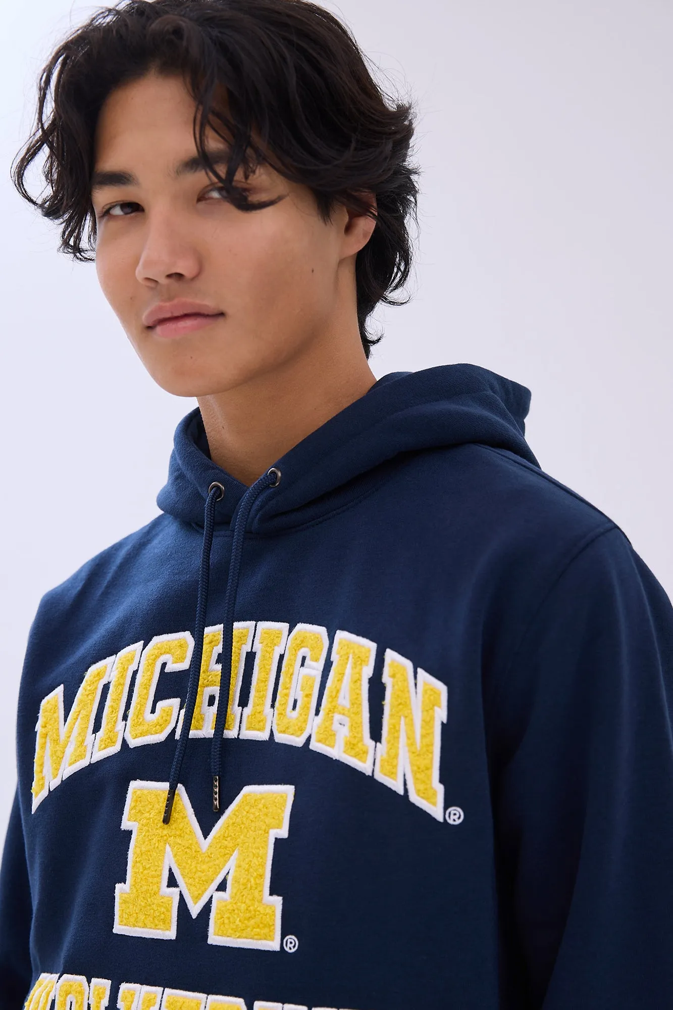 Michigan Wolverines Chenille Graphic Hoodie sold by Bluenotes product image thumbnail 2