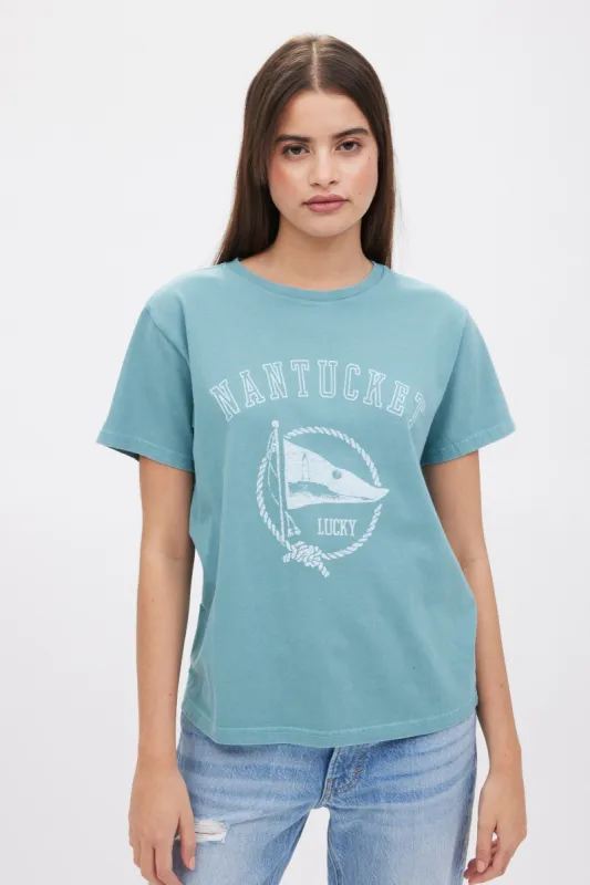 Lucky Nantucket Boyfriend Tee sold by Bluenotes