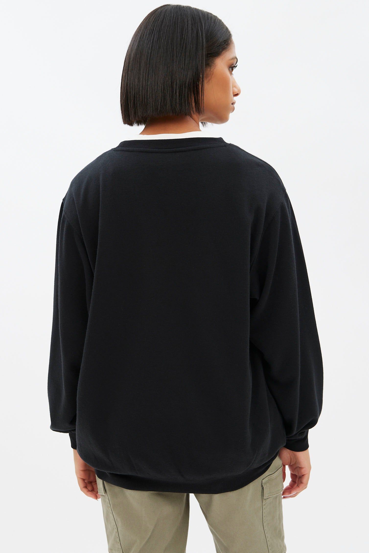 Corvette Graphic Oversized Crew Neck Sweatshirt sold by Bluenotes product image thumbnail 4