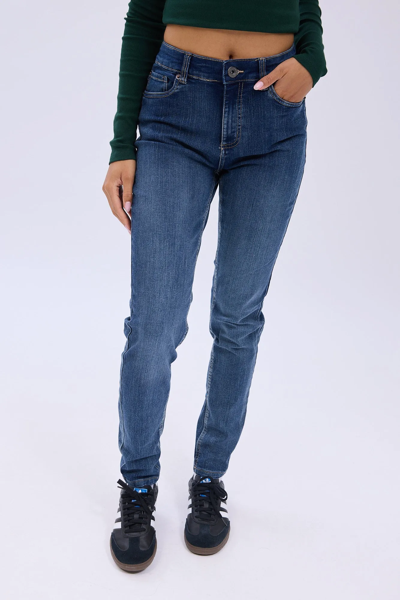 Mid Rise Skinny Jean sold by Bluenotes