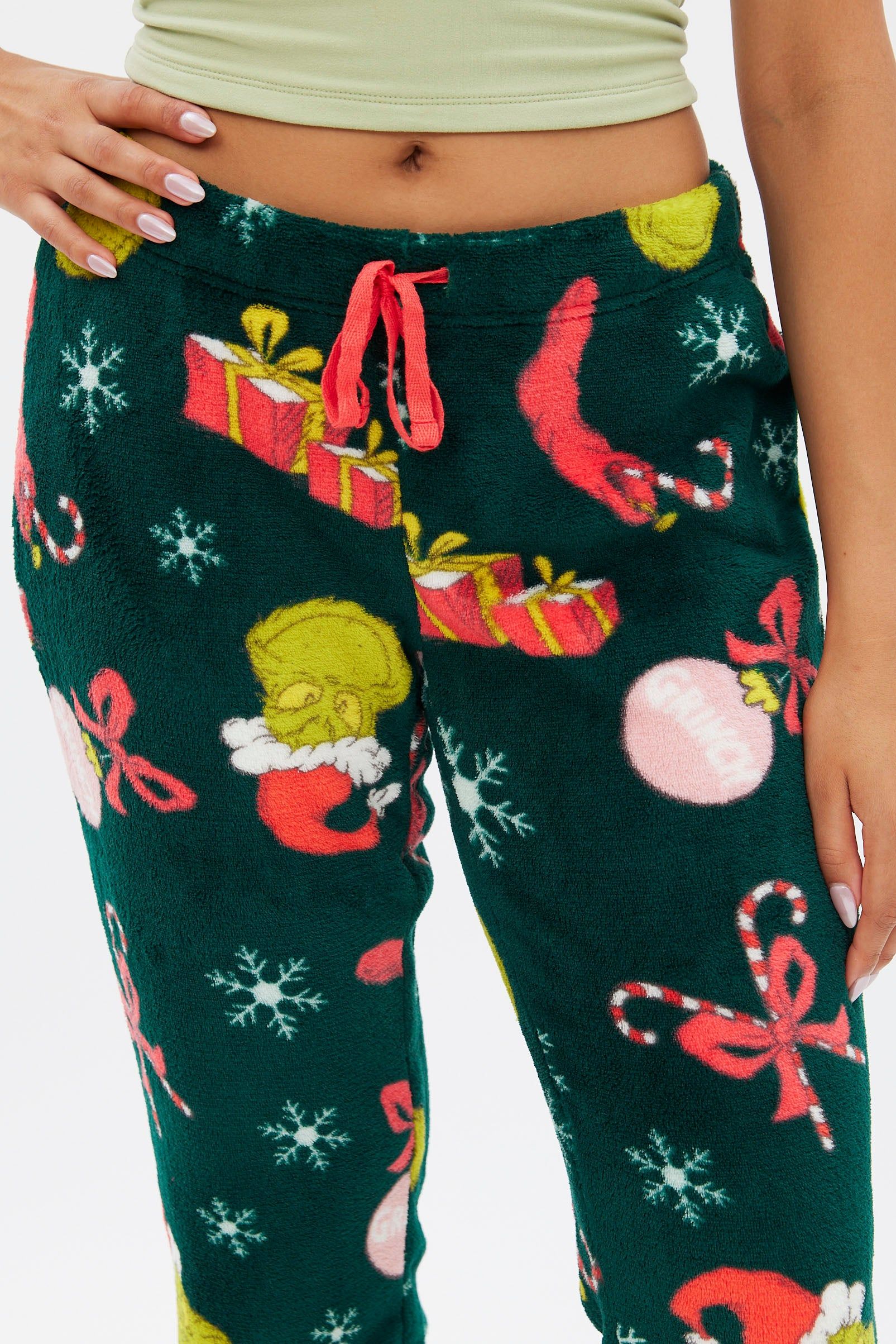 The Grinch Printed Plush Pajama Pant sold by Bluenotes product image thumbnail 3