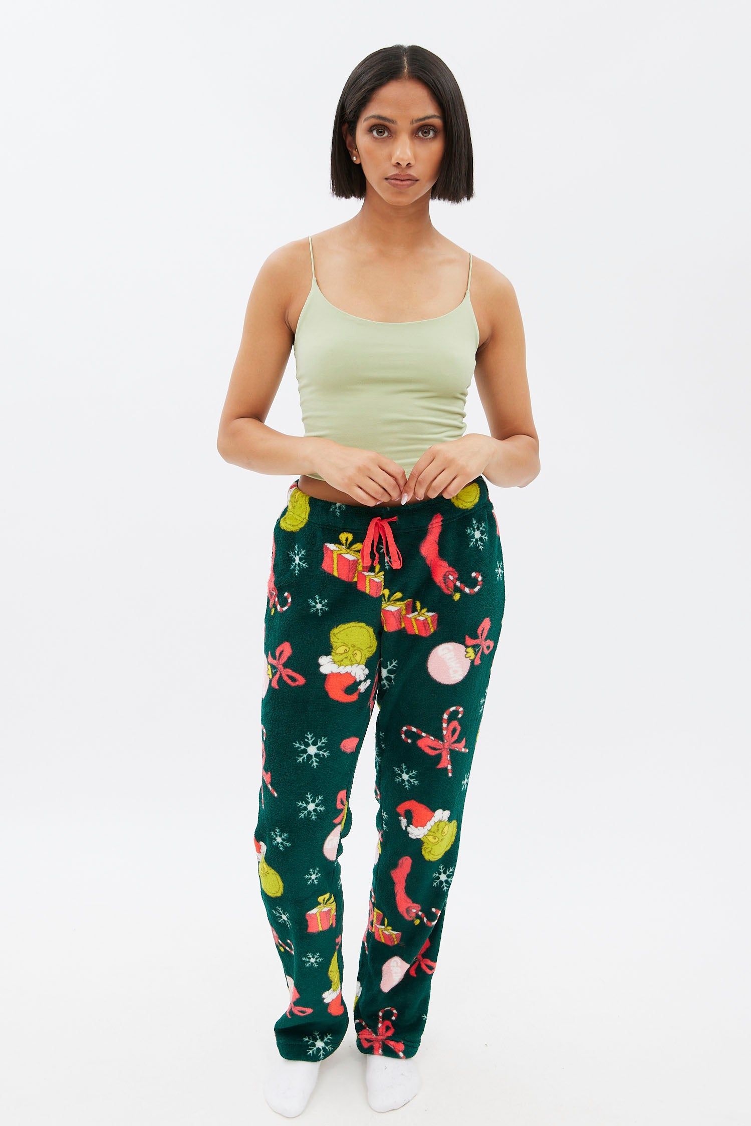 The Grinch Printed Plush Pajama Pant sold by Bluenotes product image thumbnail 2