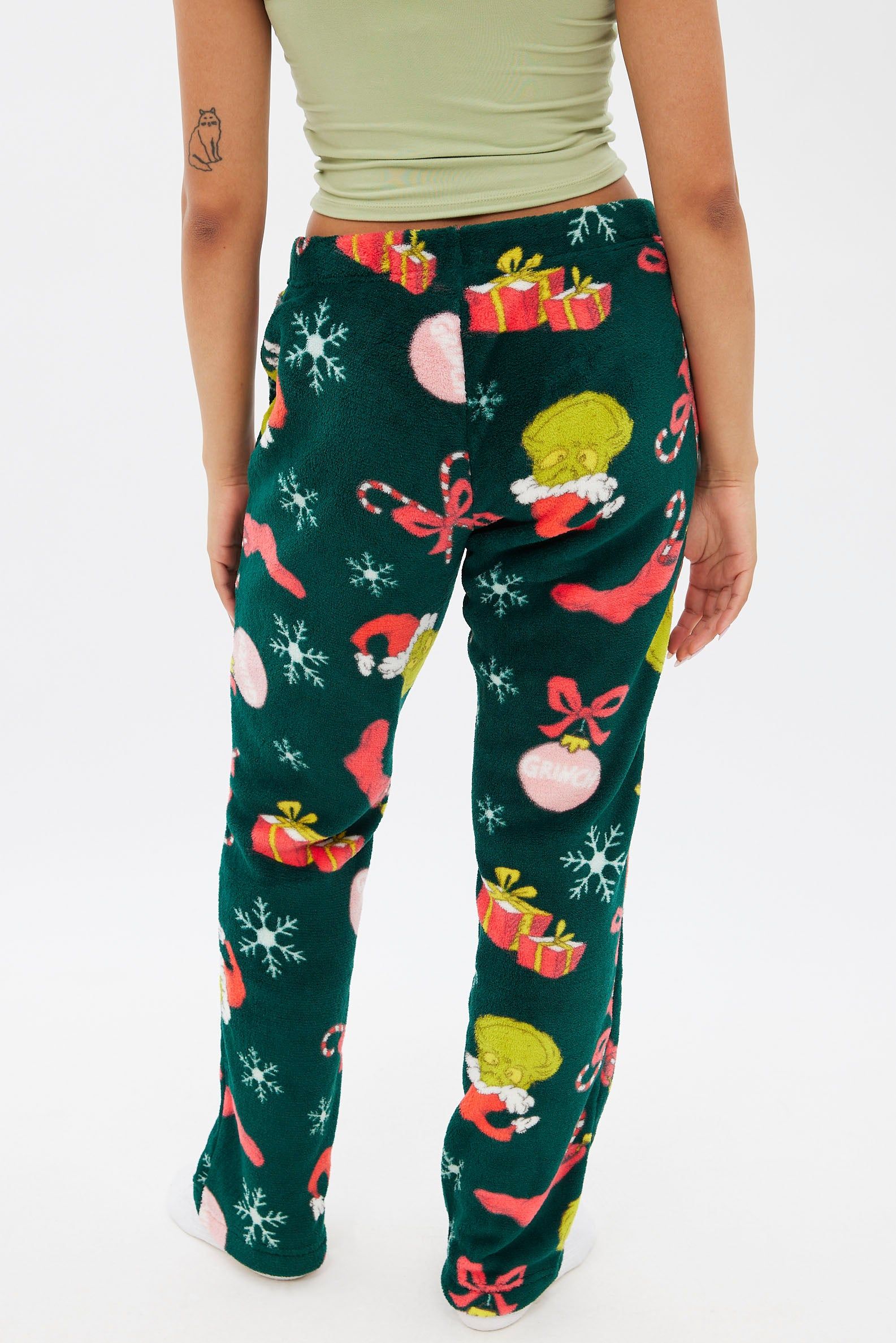 The Grinch Printed Plush Pajama Pant sold by Bluenotes product image thumbnail 4