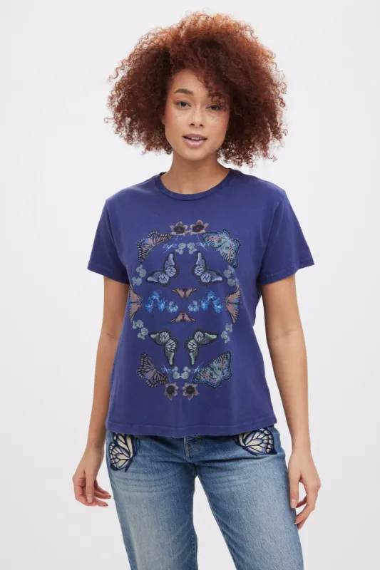 Butterflies Boyfriend Tee sold by Bluenotes